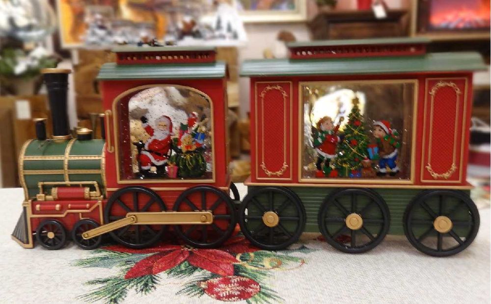 Коледна каляска, декорация, украса, подарък