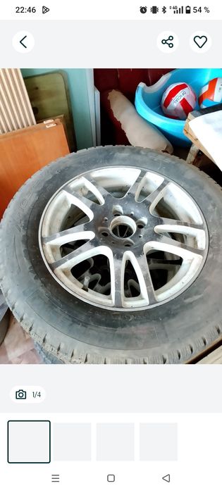 Мишлен р15 зимний в сборе с дискми