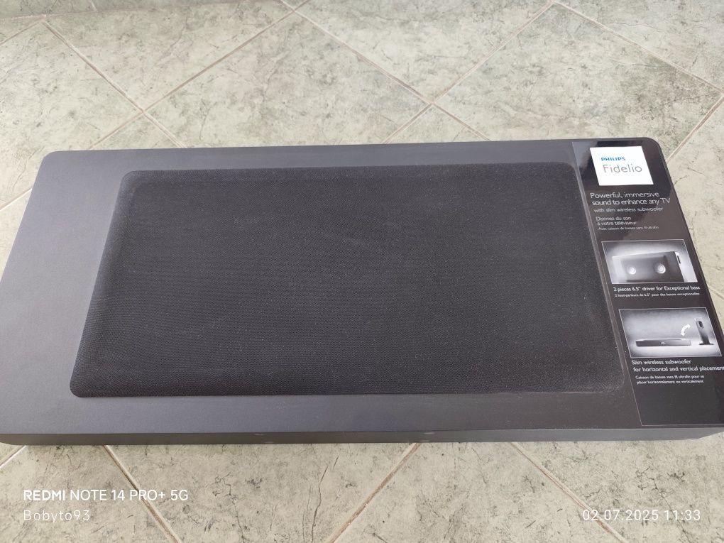Philips Fidelio  XC 1/12 саундбар със субуфер.