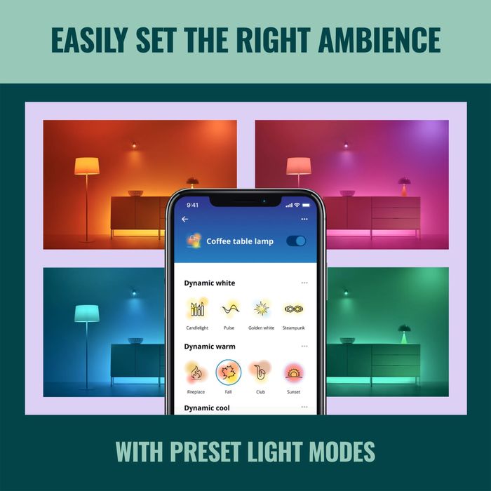 WiZ Connected 2 бр. Смарт LED крушки,60W/800LM/E26/APP/глас/движение