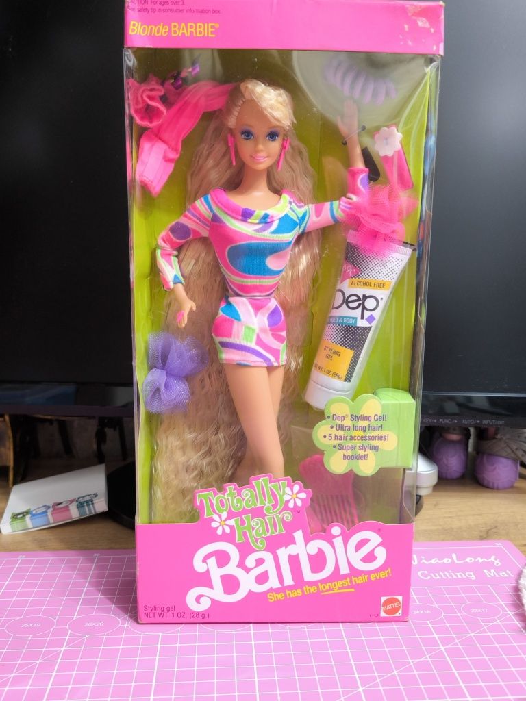 Barbie totally hair 1991года