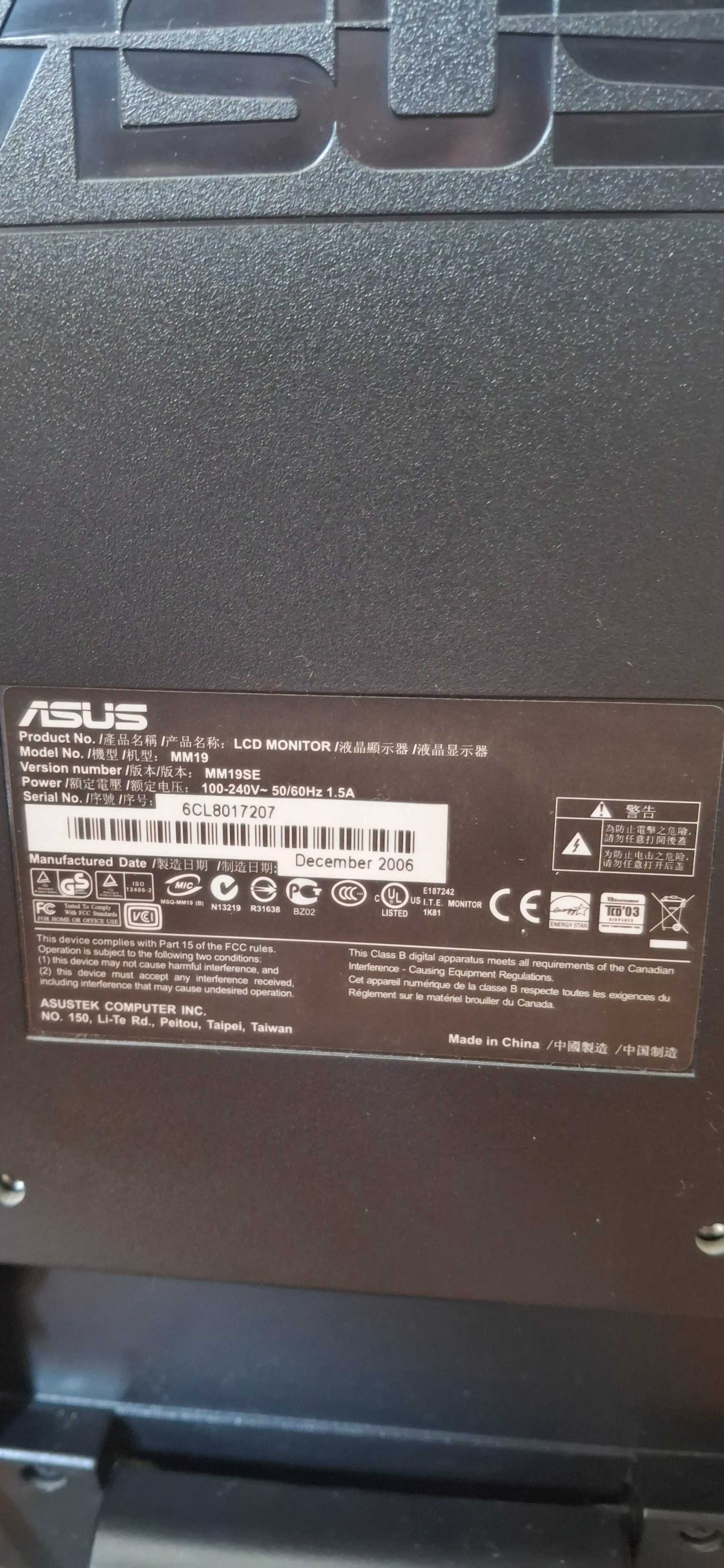 Monitor LCD Asus