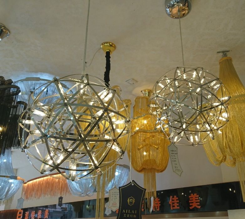 Люстра круглая. Шар.Диаметр 50 см, 40 см 30см см