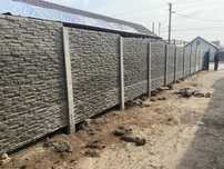 Gard din beton amprentat