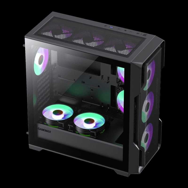 [НОВЫЙ] Корпус GameMax Siege ARGB Black (4 кулера)