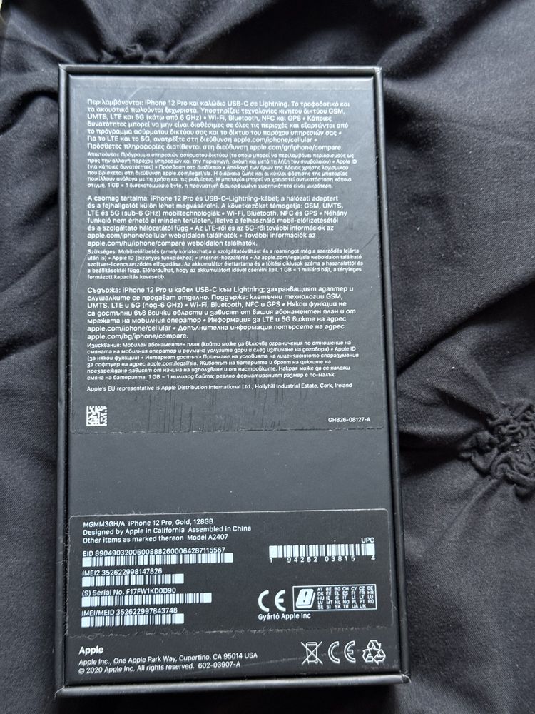 Iphone 12 pro 128gb gold