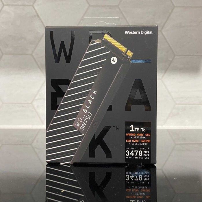 ‼️ NOU! SIGILAT! SSD WD Black SN750 1TB PCI Express 3.0 x4 M.2 2280