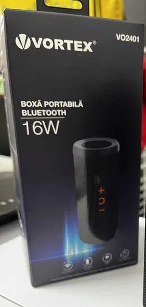 Boxa portabila Bluetooth VORTEX VO2401 MicroSD Radio Waterproof Noua