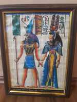 Оригинален египетски папирус в рамка