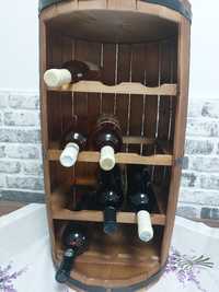 Suport pentru 12 sticle de vin butoi