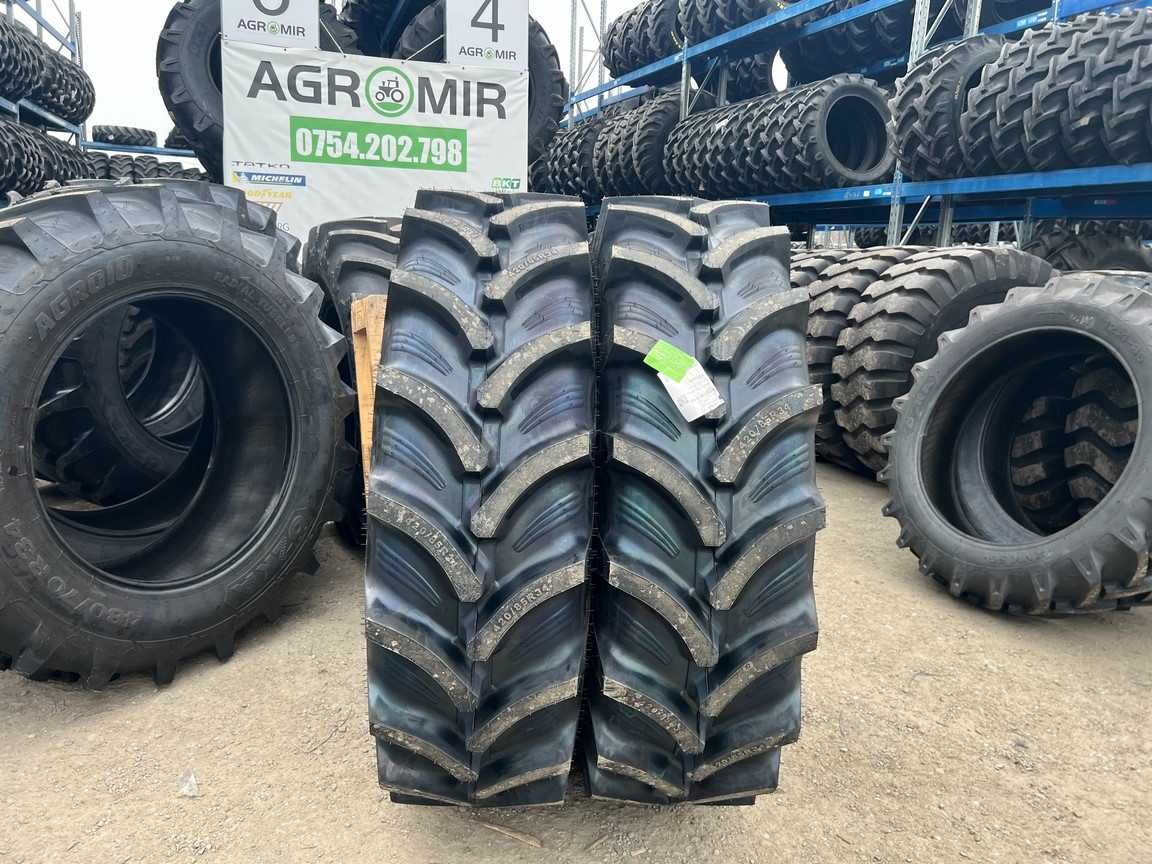 Cauciucuri noi radiale 420/85 R34 pentru tractor FIAT spate