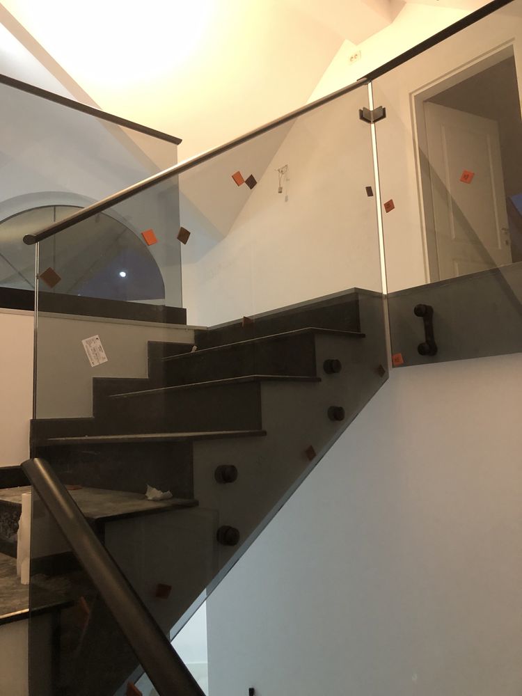 Balustrada sticla securizat