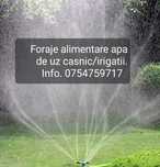 Foraje apă si reparatii hidro