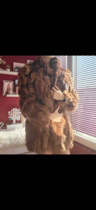 Естествена кожа от лисица