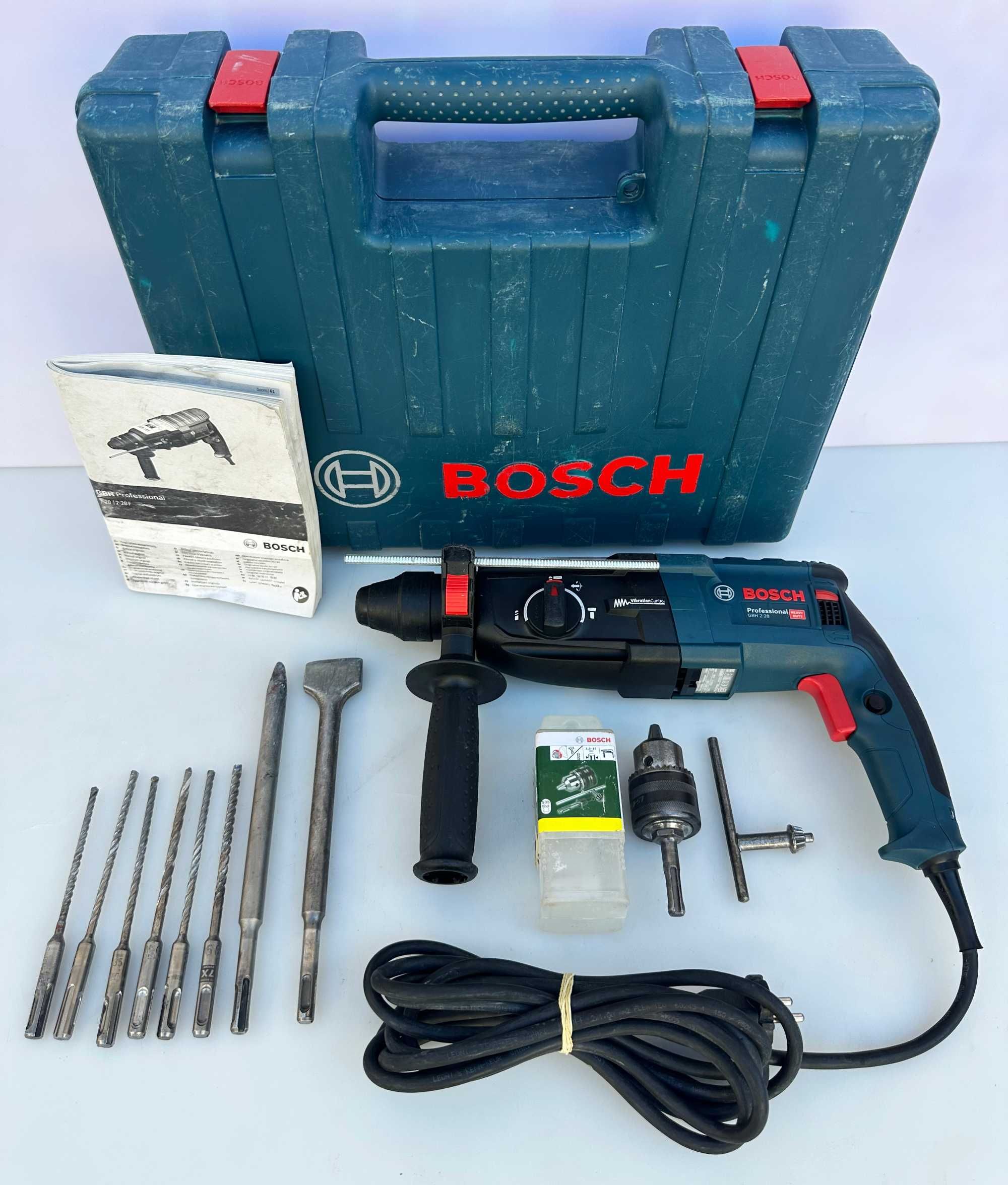 BOSCH GBH 2-28 - Мощен перфоратор 880W 3.2J перфектен!