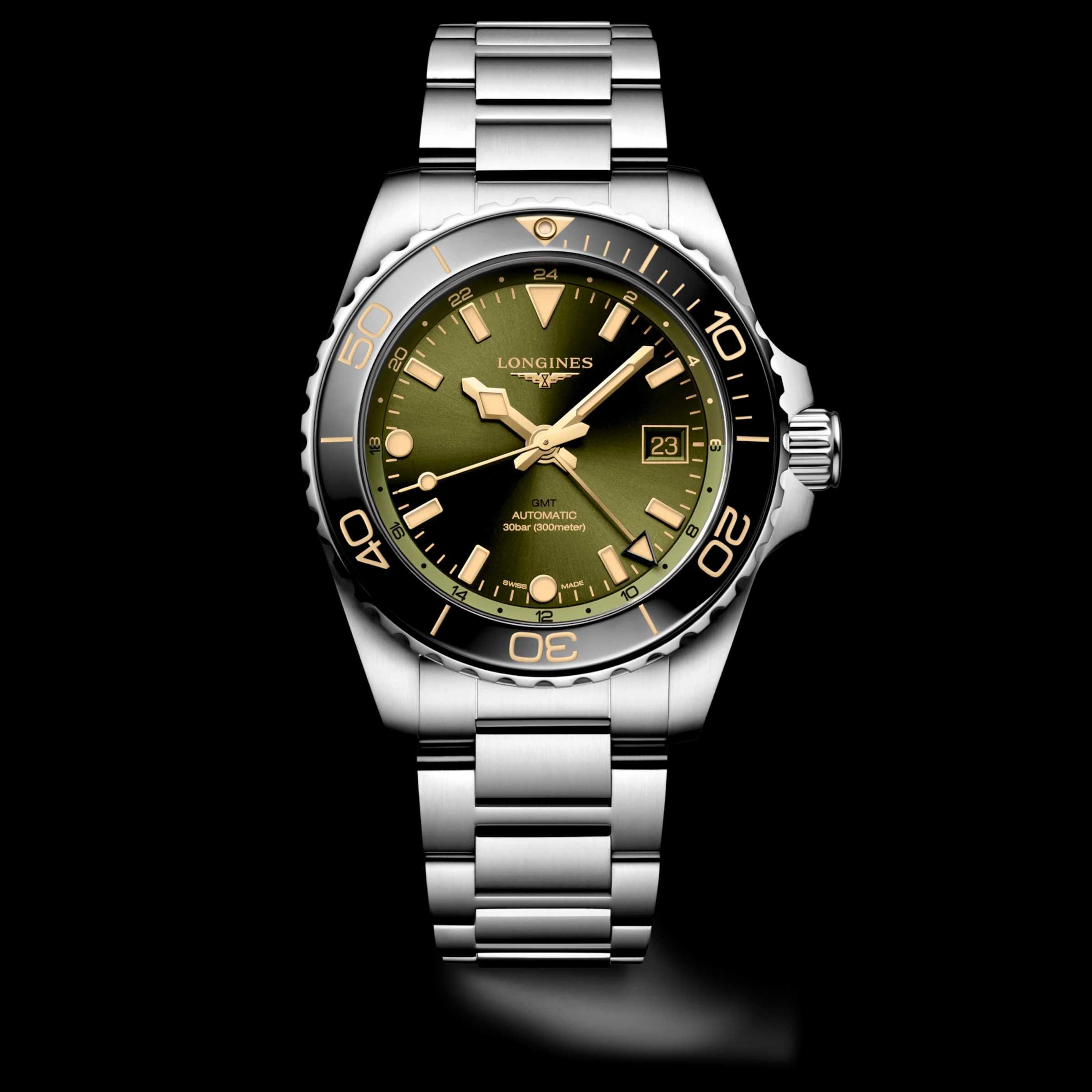 Noul Longines Hydroconquest GMT Green Dial