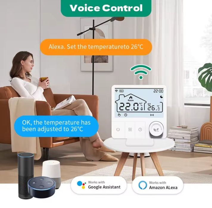 Nou Sigilat Termostat Ambient WiFi Smart Fara Fir