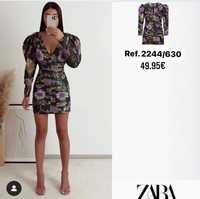 Zara нова рокля пайети S L