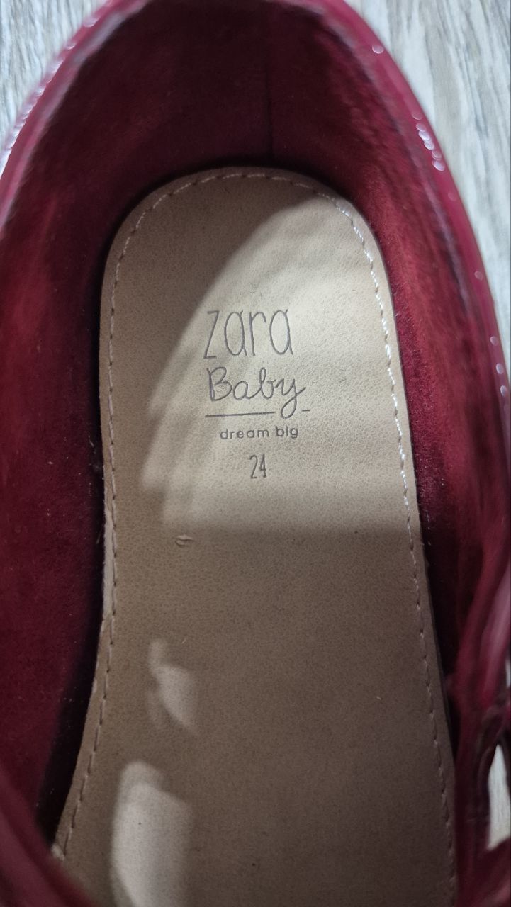 Туфли для девочки zara размер 24