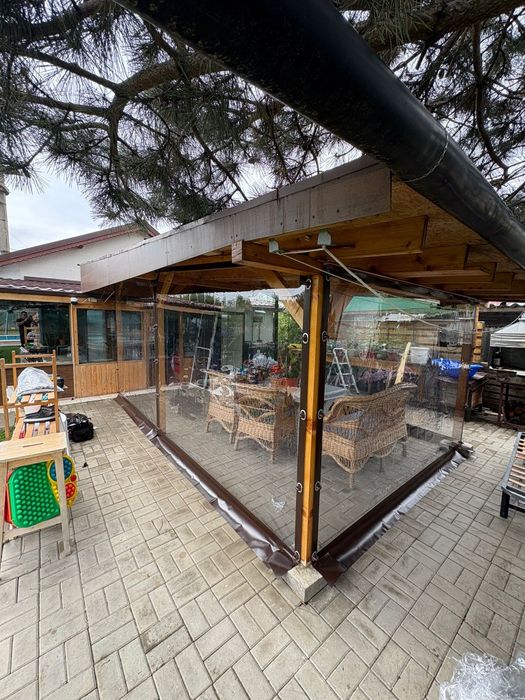 Folie/folii terasa transparenta