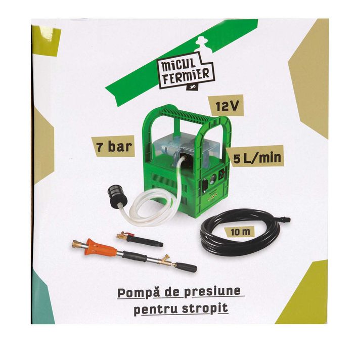 Pompa de Presiune pentru Stropit, Micul Fermier, 12V 12Ah