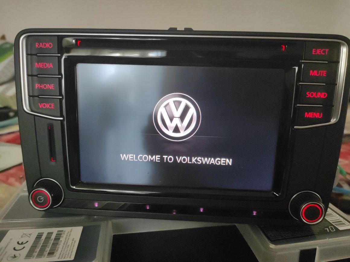 Radio Mib2 pq Vw Passat B6 B7 Golf 5 6 Tiguan Touran Jetta navigatie