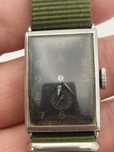 ALPINA MILITAR UROFA 58 Rectangular,Art Deco, Made Swiss 1940s WWII