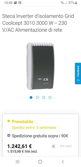 Invertor fotovoltaic STECA