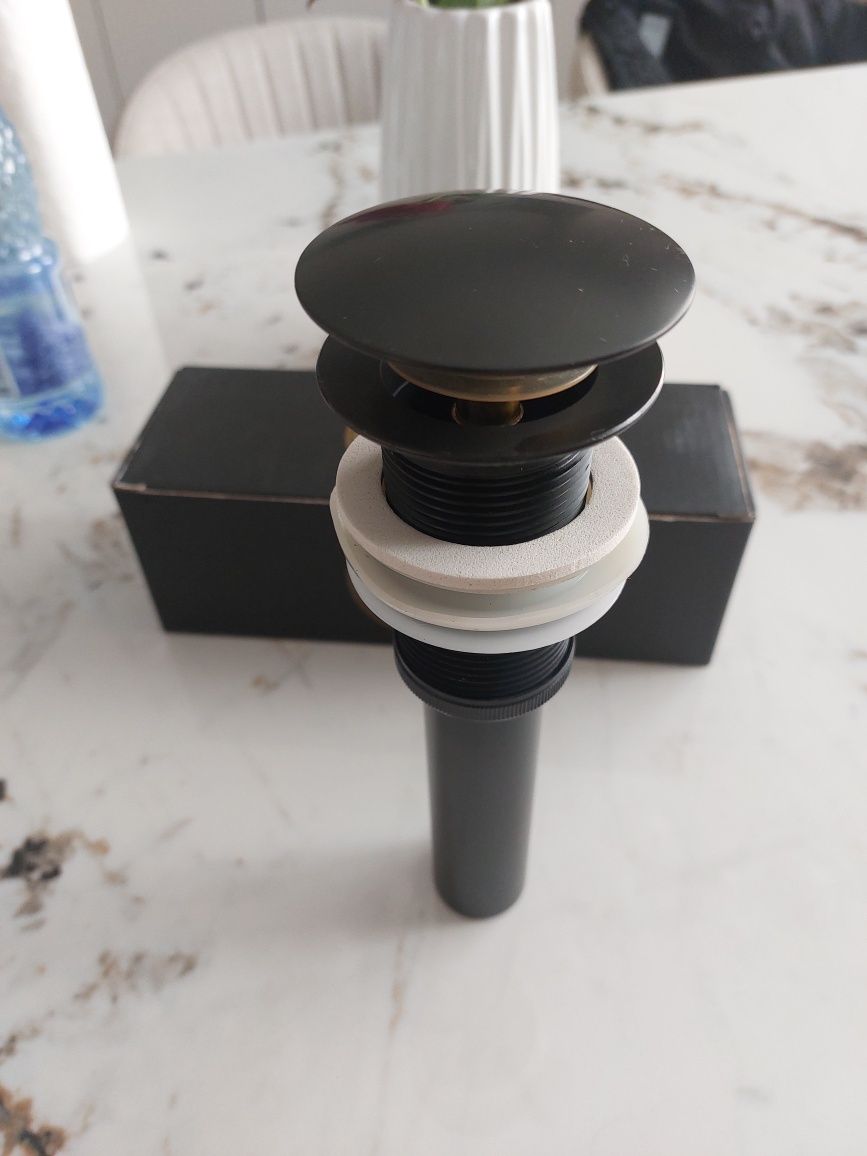 Ventil/sifon negru sanitare