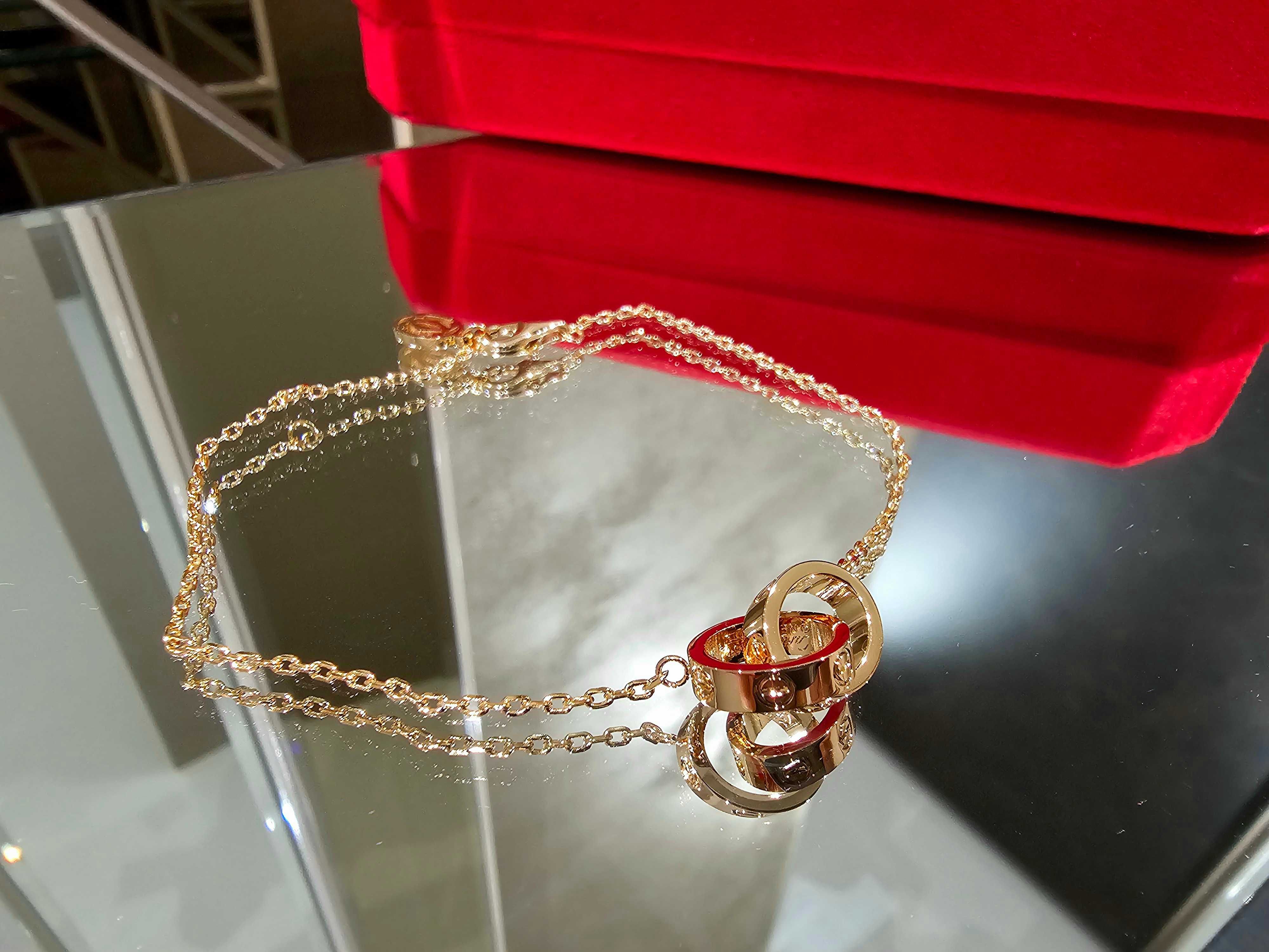 CARTIER Love Rose Gold Chain Мъжка / Дамска Гривна