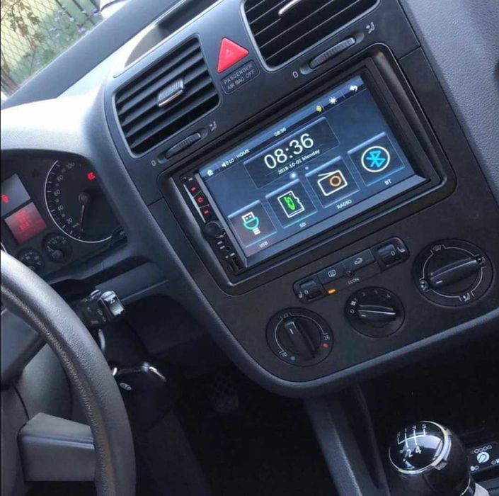 Navigatie MP5 GOLF 5 Passat B6 Waze YouTube prin MirroLink BT USB
