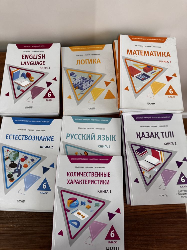 Книги с Достык НИШ КТЛ 6 класс