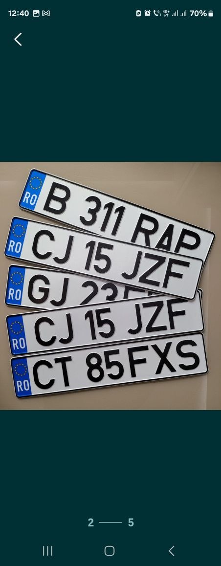 Placute auto Ornamentale