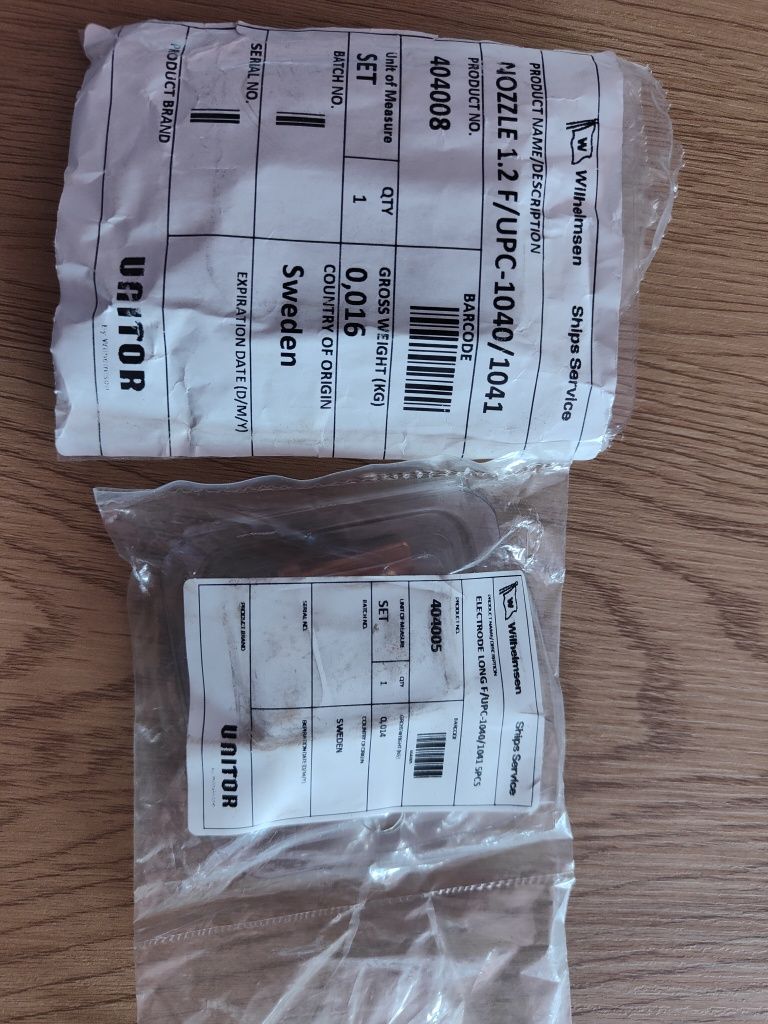 Diuze electrozi Unitor plasmă