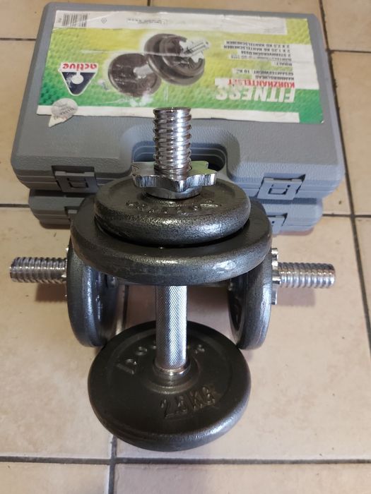 Set gantere 2×10 kg