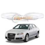 Капаци фарове Audi A4 B7 (04-07) фар ауди а4 б7 комплект стъкло крушка