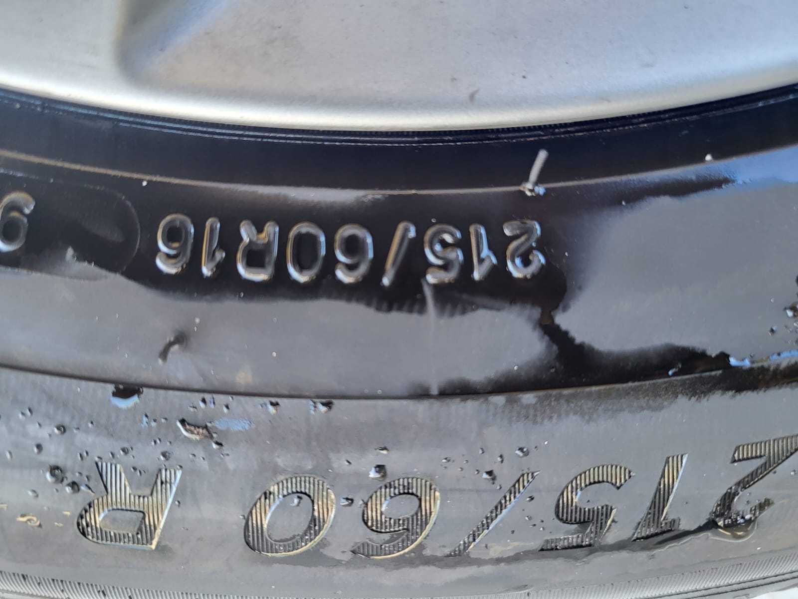 Set jante aliaj cu anvelope vara 215/60R16 Vw Passat B6, B7, Tiguan
