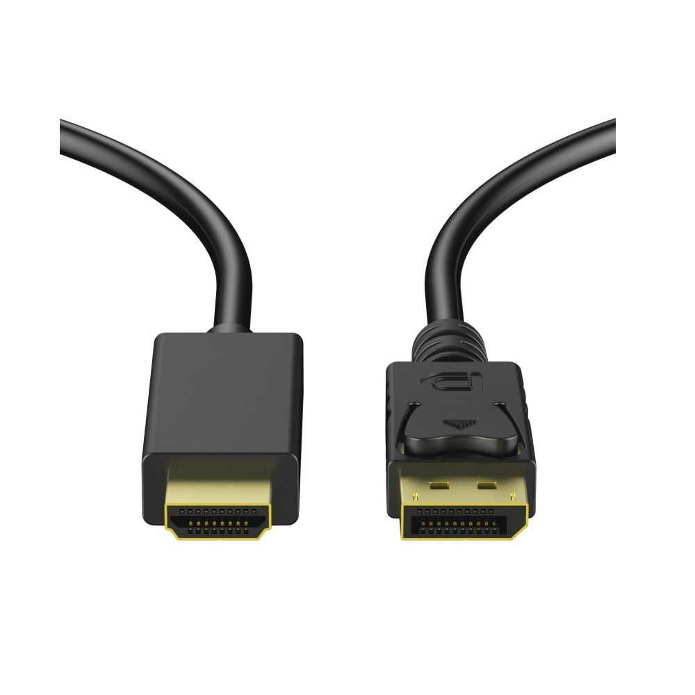 Cablu DisplayPort - HDMI pt laptop pc suporta audio 1080p Full HD - 3m