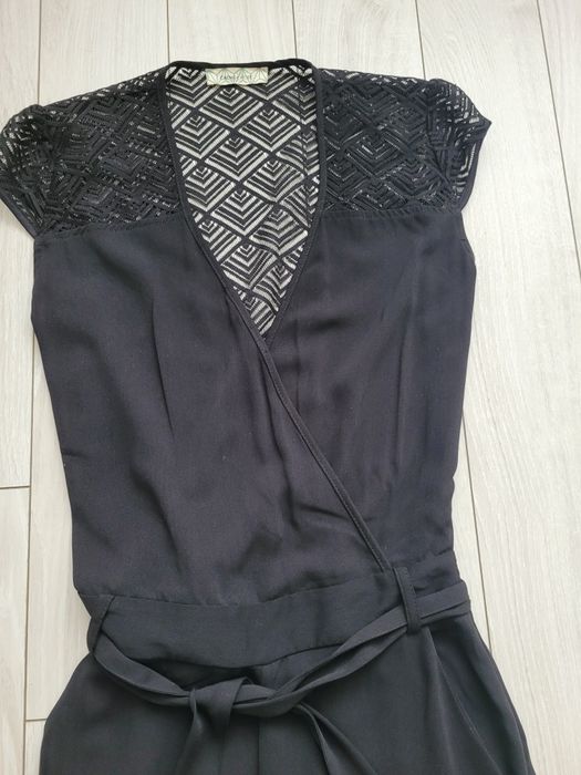 Salopeta neagra firma Cache Cache marime 34/XS