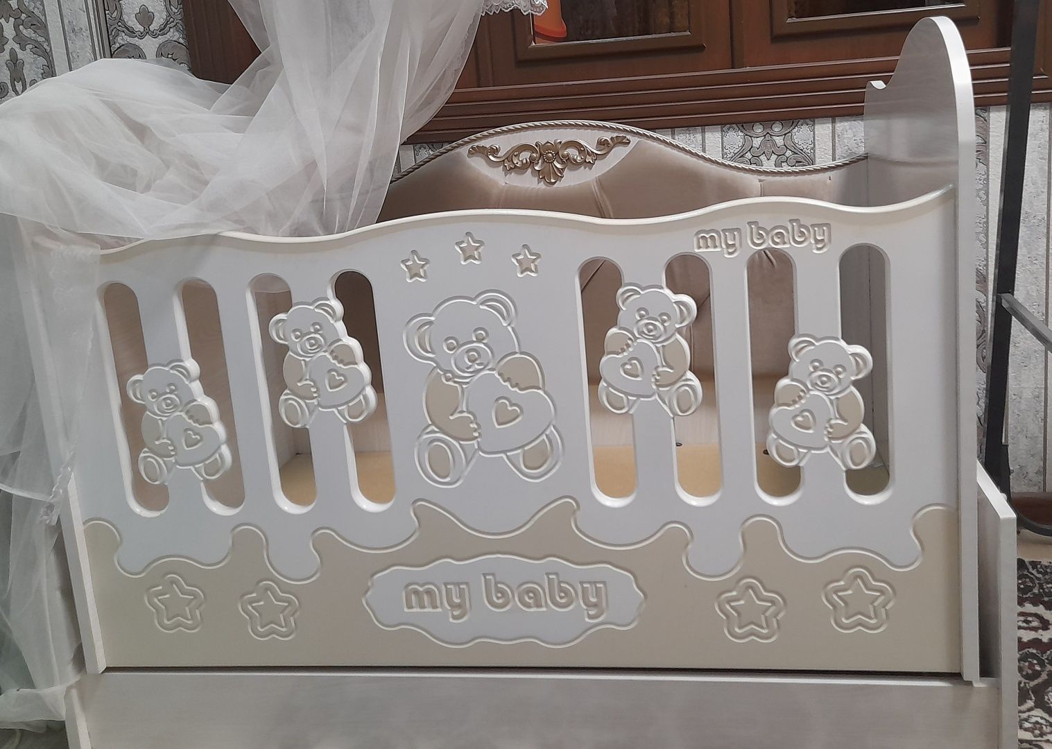 Bolalar belanchaklari mebelniy va setkali