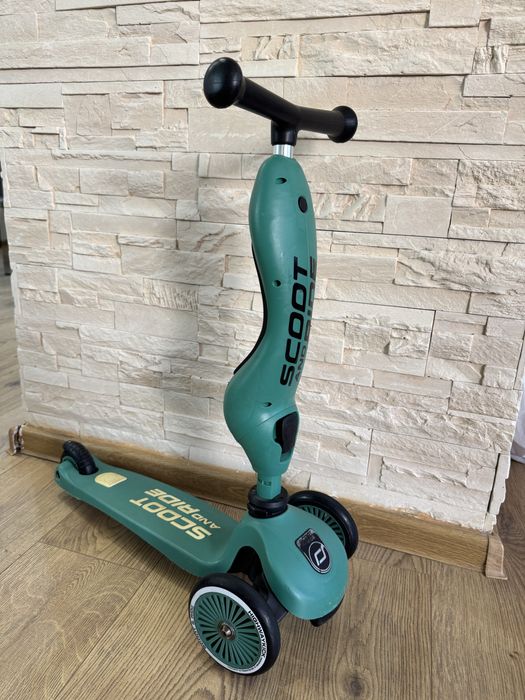 Trotineta copii cu sezut, transormabila2in1 Scoot and Ride