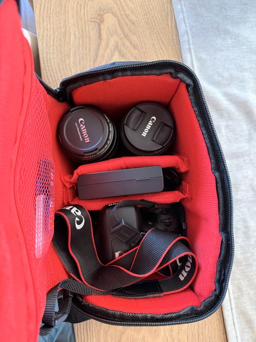 Canon EOS 750D + 18-55mm + 80-200mm Wi-Fi