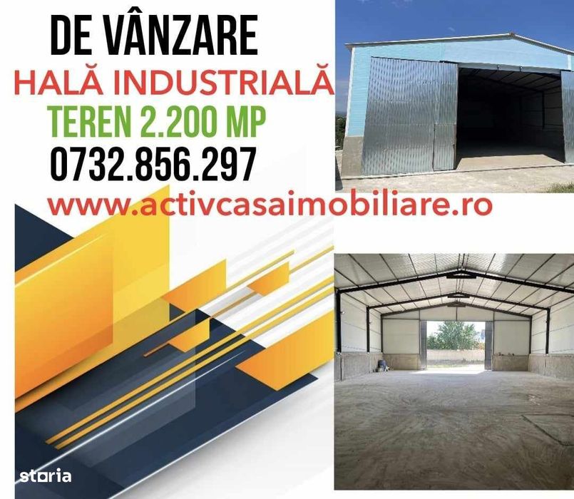 Hala 350 mp, vanzare