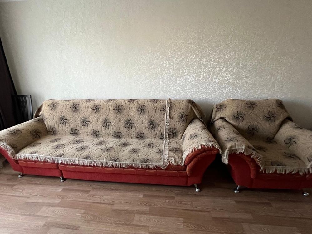 Диван с креслом раскладной