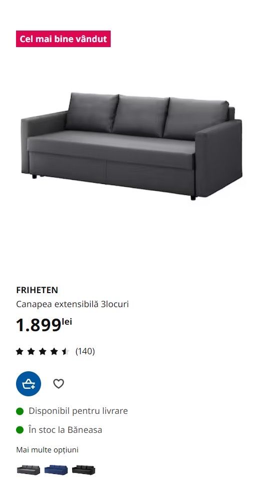 Mobilier IKEA pentru camera adolescent/ IASI