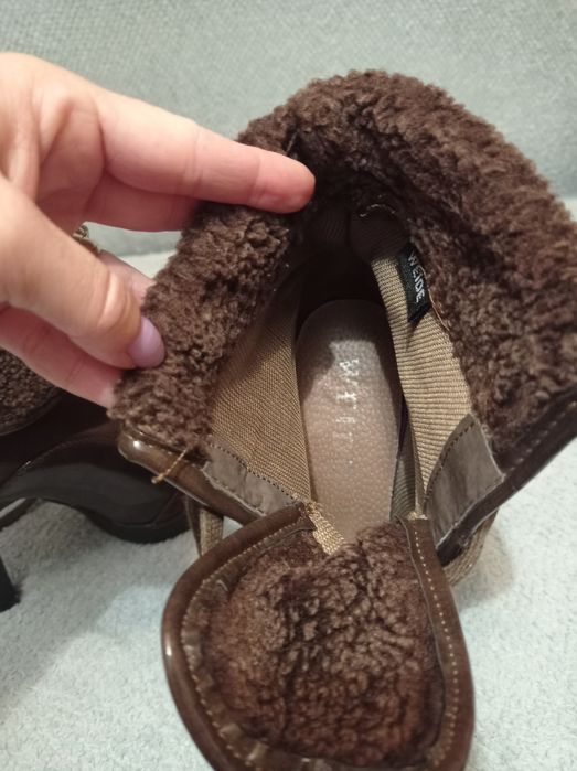 Ghetuțe toc/botine, mărime 37