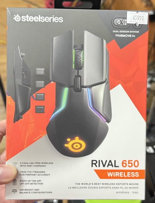 Игровая Мышь SteelSeries Rival 650 Wireless