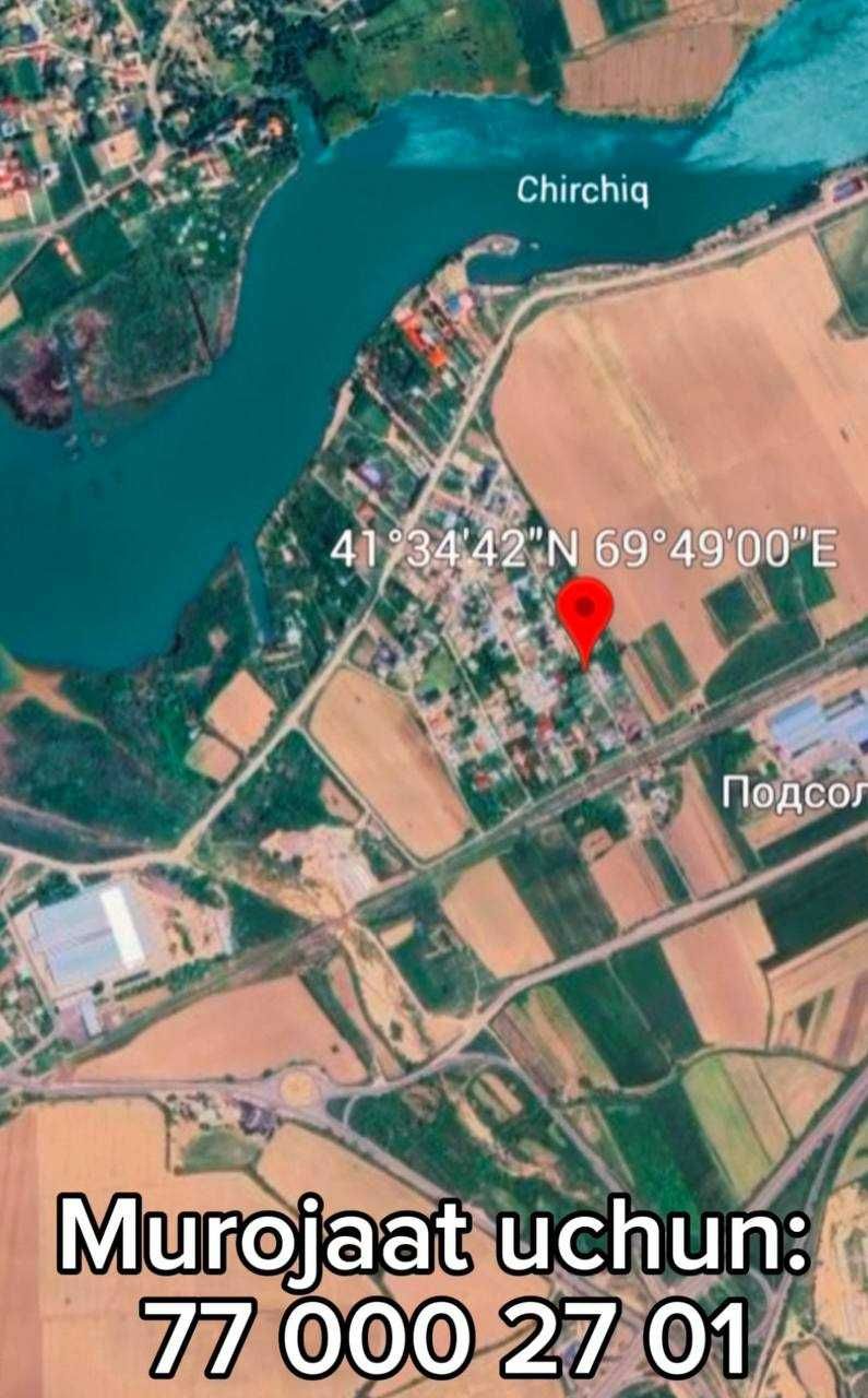 Boʻstonliqda dacha uchun yer 6 sotix, Manzil: Yangi chorvoq!