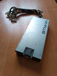Майнинг Блок питания Bitmain Antminer APW-3+ 1600w