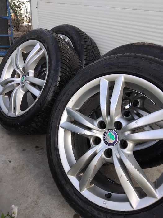 Jante 17 Cauciucuri 225 50 17   folosite 2 luni